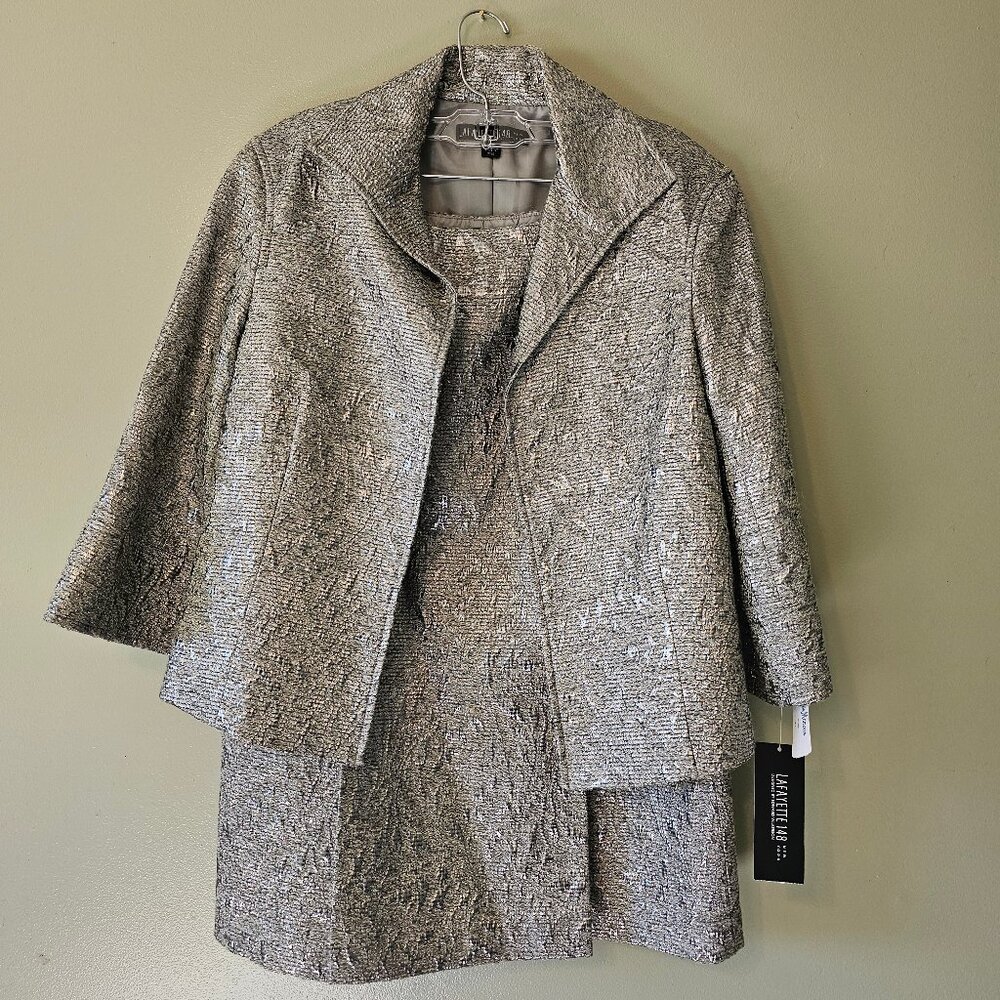 Lafayett 148 Skirt Suit Set Size 4